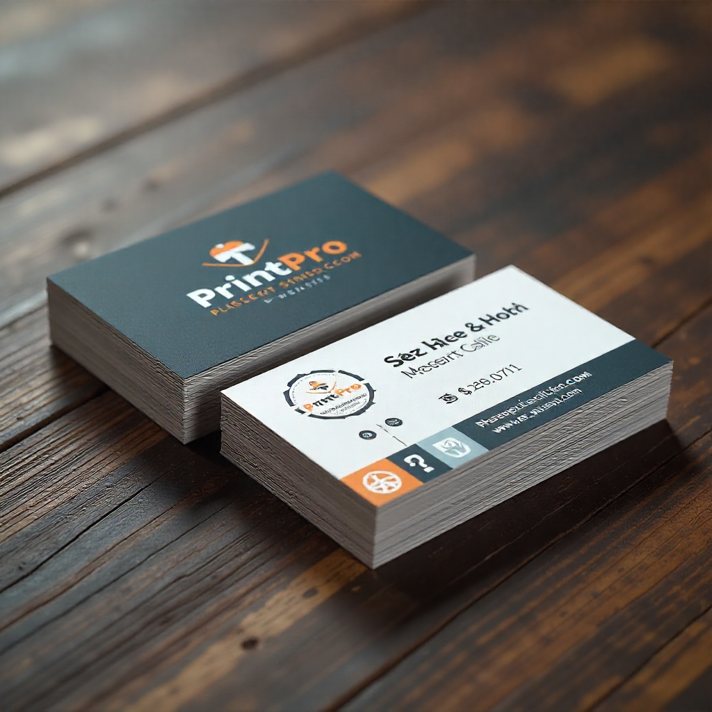 Premium business card set